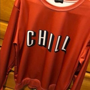 Long sleeve “CHILL” shirt